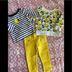 Gorgeous EUC lemon print set from Janie and Jack